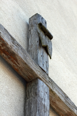 Kreuz an der Wand